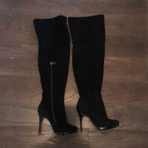 Anne Michelle Over the Knee suede boot
